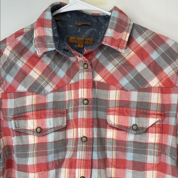 Jachs girlfriend bea snap down flannel women’s small - Picture 2 of 6